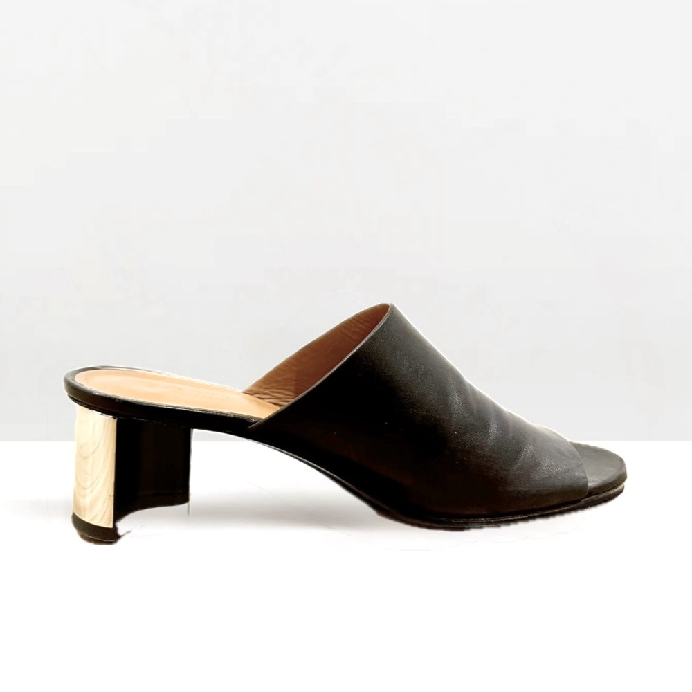 Robert Clergerie Agile Metallic Heel Mules